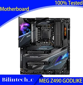 FOR MSI MEG Z490 GODLIKE Super God board computer Motherboard CPU 10900F/10900K - Picture 1 of 6