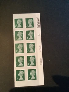 2p Dark Green. Machin. Date Block of 10. 26/09/14. P2 - Picture 1 of 1