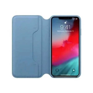 Official Apple iPhone XS Max Leather Folio Case - Picture 1 of 6