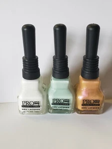 Lot of 3 Pro 10 Nailcare Nail Polish Laquer -Old stock - Reality, Envy, Cameleon - Picture 1 of 2