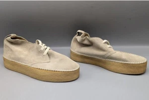 BURBERRY LF Stirton Rare Suede Chukka Shoes Tan Italy Made UK 4 Was $790 sz 6 - Picture 1 of 6