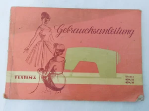 Textima Gebrauchsanleitung Nähmaschine Zickzack und Zickzack Automatic DDR - Bild 1 von 4