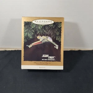 Vintage 1994 Hallmark Keepsake Klingon Bird of Prey Flickering Lights Ornament - Picture 1 of 12