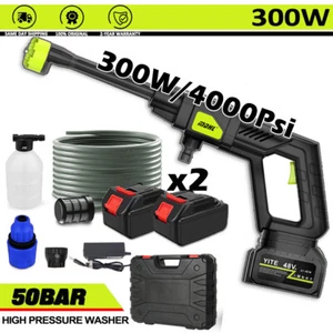 High Pressure Water Spray Gun Cordless Electric Car Washer Cleaner Home & Garden - Picture 1 of 12