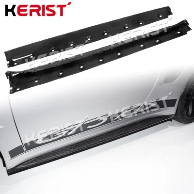 Faldones laterales de fibra de carbono para Porsche 911 991 GT3 RS 2016 Canards aletas divisores Foto 1 de 4