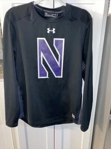 Camicia NORTHWESTERN WILDCATS UNDER ARMOUR COLDGEAR adulto PICCOLO NCAA attrezzatura atletica - Foto 1 di 6