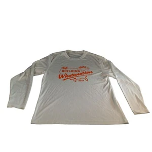 Whataburger Building Whatanation 2024 Tshirt Men Sz M Sportek White Orange Casua - Picture 1 of 7
