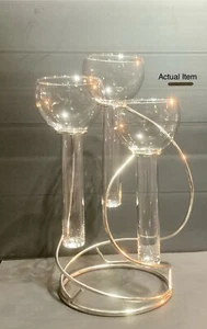 Decorative 3 Tier Floating Candle Centerpiece VICTORIA LYNN - Picture 1 of 6