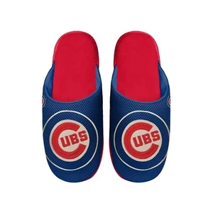 Chicago Cubs 2022 MLB Men's Big Logo Mesh Slide on Slipper FREE SHIP - Picture 1 of 1