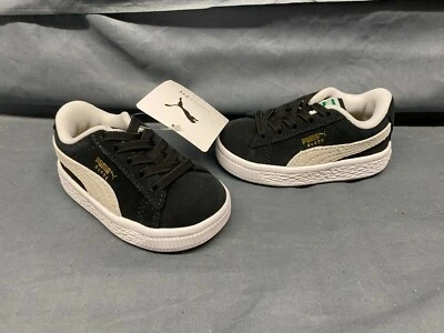 Zapatillas Puma Gamuza Clásicas XXI AC INF Blanco y Negro Niño Pequeño Talla 4 ¡NUEVAS! Foto 1 de 4