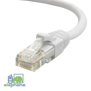 Cable de red Ethernet Cat5e LAN UTP parche Internet blanco al por mayor - Imagen 1 de 12