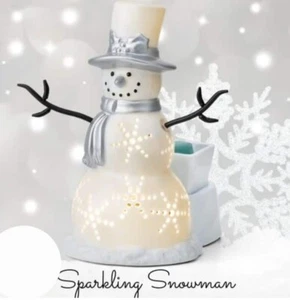 Scentsy "Sparkling Snowman" ☃️, Elektrische Duftlampe, Neu und in der OVP - Bild 1 von 4
