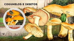 2024 06 - GUINEA BISSAU - MUSHROOMS & INSECTS 1V complet set MNH **T - Picture 1 of 1