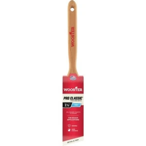 3-Wooster Pro 30 Lindbeck 1-1/2 In. Angle Sash Paint Brush Model: Z1293-1 1/2 - Picture 1 of 1