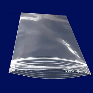 Clear Plastic 4" x 7" Zip Seal Reclosable Bags 2-Mil Zipper Seal Jewelry Baggies - Picture 1 of 3