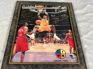 Foto Shaquille O'Neal 8x10 Edición Limitada DUNK.NET Firmada por Shaq's Dad RARA - Imagen 1 de 4