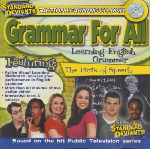 Standard Deviants Grammar For All: Learning English: The Parts Of Speech PC CD  - Image 1 of 1