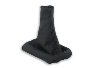 FOR HONDA CIVIC 9th GEN SEDAN COUPE 12-15 GEAR SHIFT BOOT GAITER LEATHER s.BLACK - Picture 1 of 5