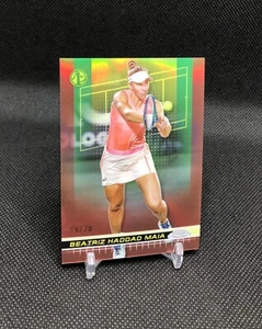 2024 Topps Chrome Tennis Beatriz Haddad Maia /20 ROSE GOLD 1ST SSP No. 87 📈📈 - Picture 1 of 15