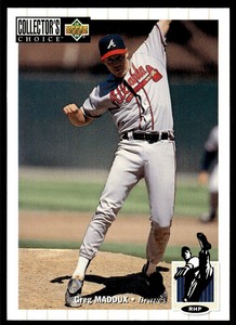 1994 Collector's Choice Greg Maddux Atlanta Braves #183