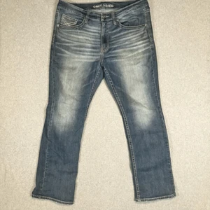 Cody James Men's Size 38x32 Light Wash Bootcut Relaxed Fit Jeans Western Cowboy - Picture 1 of 9