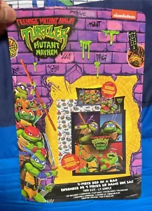 Nuovo Teenage Mutant Ninja Turtles Trapuntino Reversibile per Bambini - Confezione Aperta - Foto 1 di 1