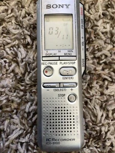 Sony ICD-B100 (16 MB) Registratore Vocale Digitale Portatile - Testato Funzionante - Foto 1 di 2