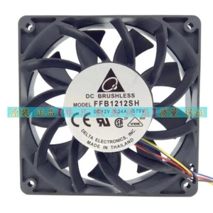 Delta MODEL FFB1212SH DC12V 1.24A 12025 12cm 4pin Cooling Fan - Picture 1 of 5