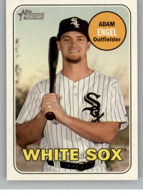 2018 Topps Heritage High Number #570 Adam Engel Chicago White Sox - Image 1 of 2