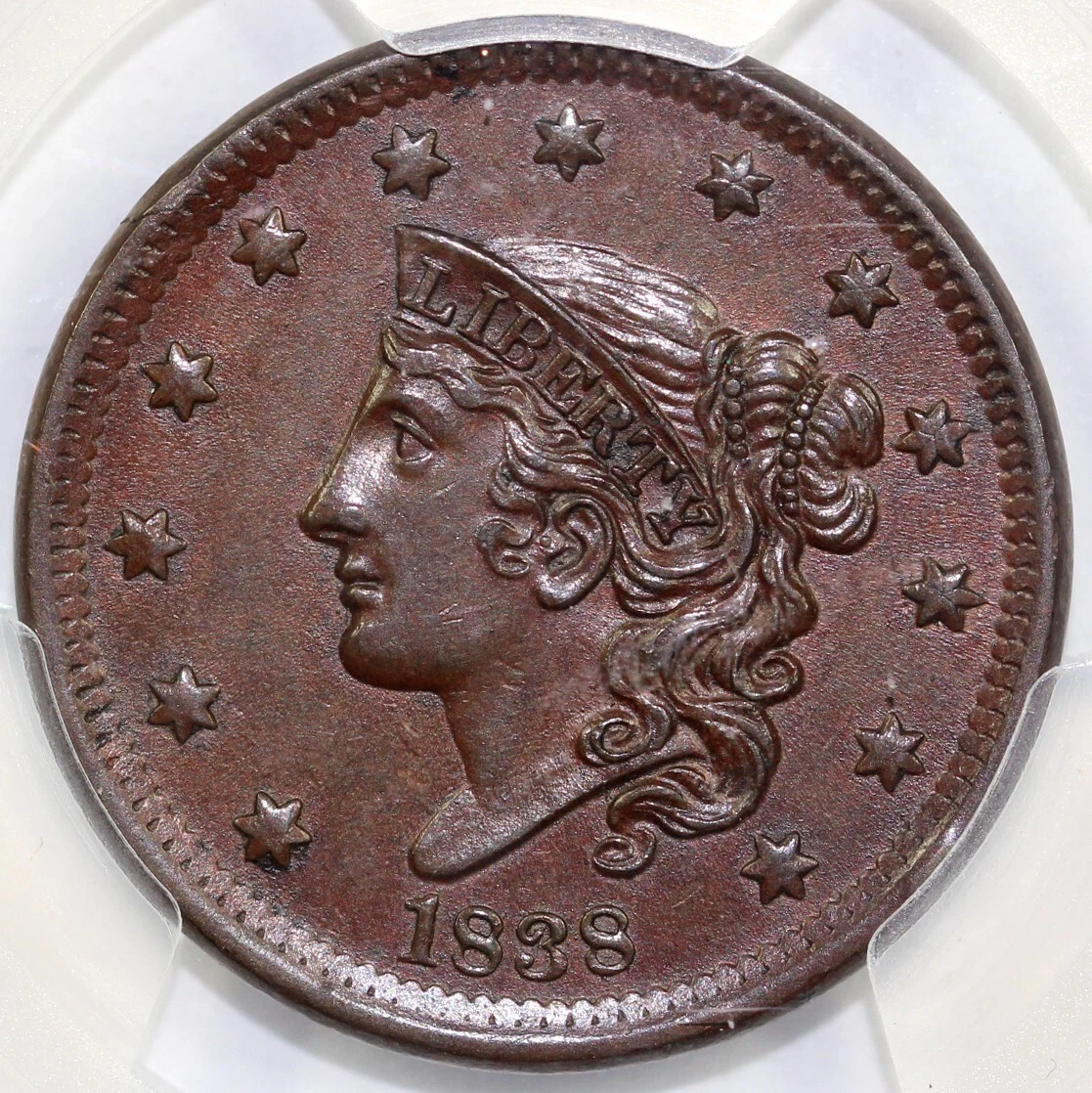 1838 Year Coronet Head US Large Cents (1816-1839) for sale | eBay