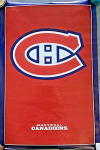 🏒 Poster Officiel NHL - Logo 07 des Canadiens de Montréal (34" x 22,5") - Imagen 1 de 5