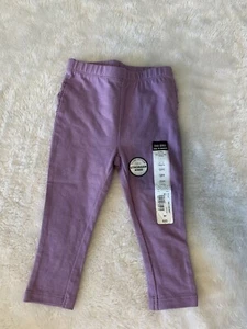 *9 MONTH BABY GIRL PURPLE LEGGINGS--OKIE DOKIE BRAND--EXCELLENT - Picture 1 of 3