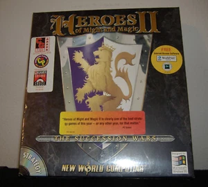 HEROES OF MIGHT & MAGIC II 2 PC BIG BOX FACTORY SEALED NEW - Picture 1 of 17