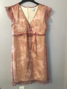 MOTHERHOOD MATERNITY PAISLEY DRESS - SZ M - Picture 1 of 5