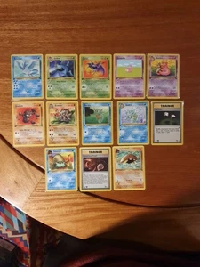 Fossil Set 1st Edition Bundle 90s Pokemon Cards TCG 1999 x13 Rare Articuno Vgc - Picture 1 of 24