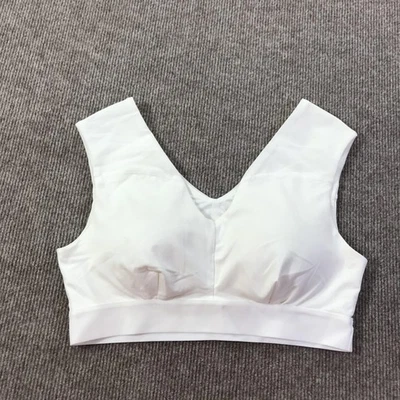 Tommie Copper Sports Bra Womens Large White Shoulder Support Activewear Gym Top - Image 1 of 4