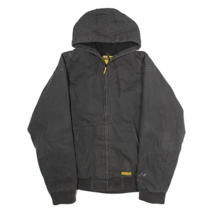 Chaqueta de trabajo DEWALT para hombre negra de lona con capucha L - Imagen 1 de 6