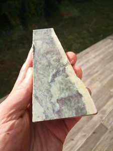 Greenstone Pounamu Natural Inanga Nephrite Jade Slab lapidary carving - Picture 1 of 10