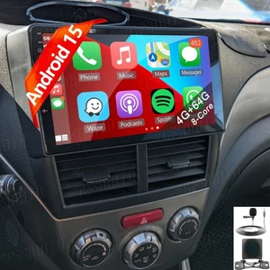 4G+64GB 9" For Subaru Forester 2008-2012 Android 15 CarPlay Car Stereo Radio GPS - Picture 1 of 19
