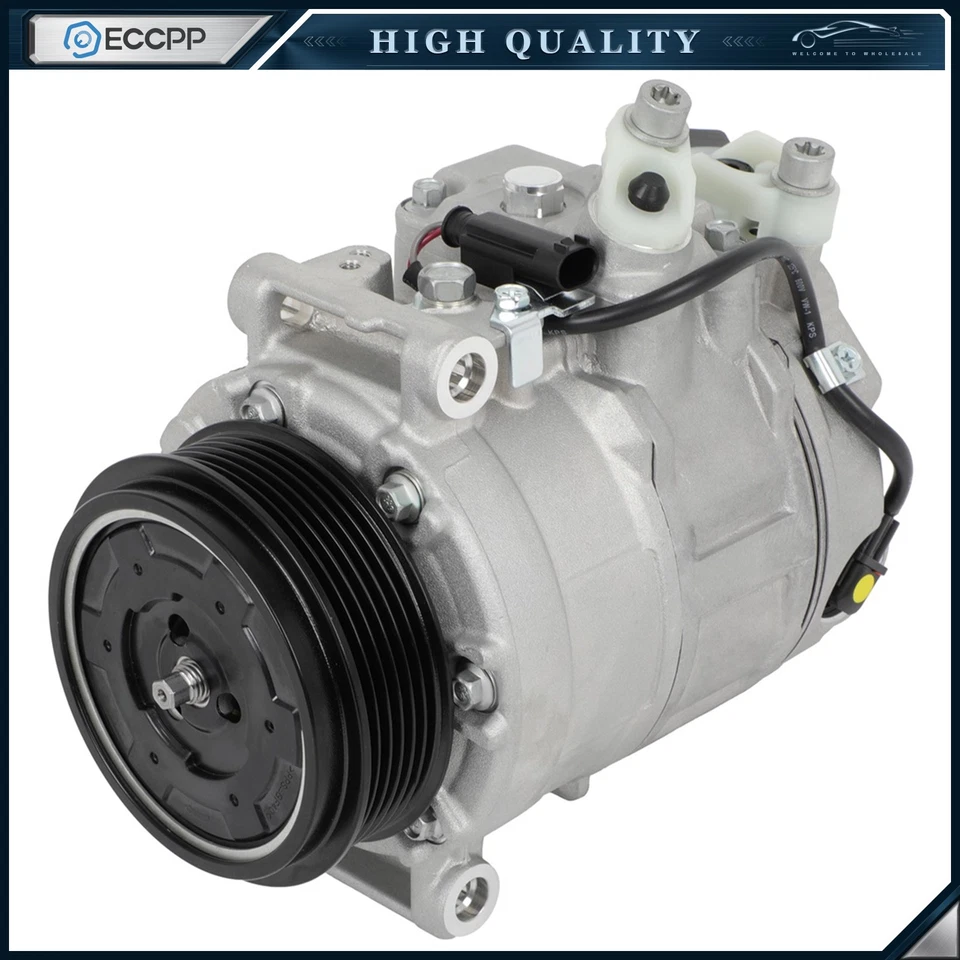 Compressor AC e embreagem AC para Mercedes-Benz S550 CL550 2007-2008 2009 - Imagem 1 de 4