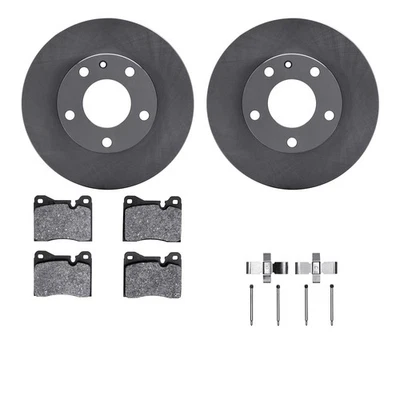 For BMW 735i 1985-1986 R1 Concepts eLINE Series Front Brake Kit w Ceramic Pads - Image 1 of 4