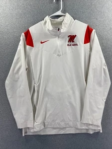 Nike Ole Miss Coaches Sideline 1/4 Zip Jacket Men's Large Vented NCAA Football - Picture 1 of 12