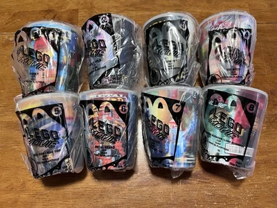 2014 Brand New Sealed LEGO McDonalds The LEGO Movie Cups Complete Set of 8 Qty - Image 1 of 4
