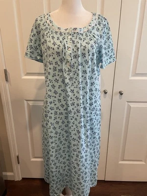 2 Camisones Aria Para Mujer Manga Corta Azul Floral Floral Floral Talla S Nuevos con Etiquetas Foto 1 de 4