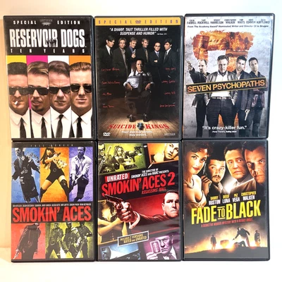 6 CRIME THRILLER MOVIES (DVD Lot) Action Comedy Drama Gangster - Image 1 of 4