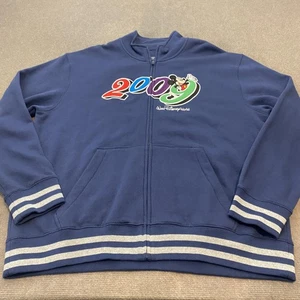 Disneyland Walt Disney World Jacket Mens XL 2009 Mickey Mouse Full Zip Sweater - Picture 1 of 9