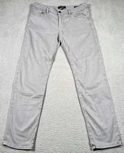 34 Heritage Courage Jeans Herren 35x32 Silber Grau Comfort Stretch Straight Lyocell - Bild 1 von 17