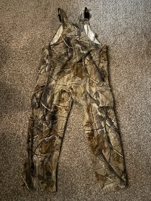 Hunting Fishing Work Bib Overalls Oak Green Camo Pants Farming L Xl  34 36 38 40 - Image 1 of 2