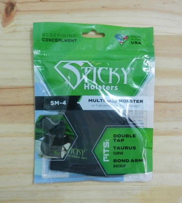 Sticky Holsters;  Fits Double Tap, Taurus Curve, Bond Arms Backup;  Ambi;  SM-4 - Image 1 of 4