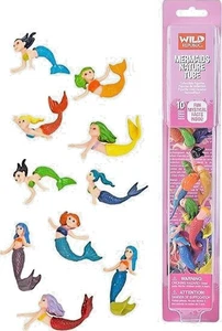 NWOB Wild Republic Mini Mermaid Set of 10 – Rare Complete Collection Ocean Toys - Picture 1 of 8